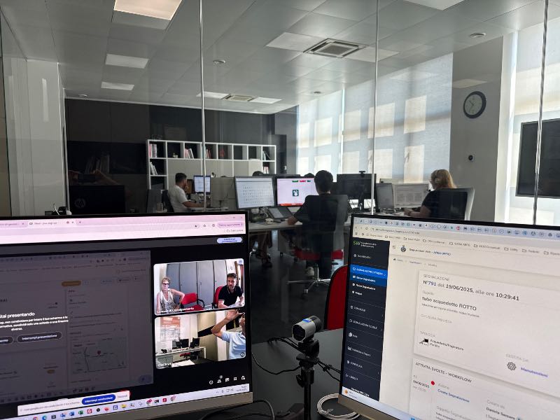 Immagine della mappa di dove si trova il disservizio