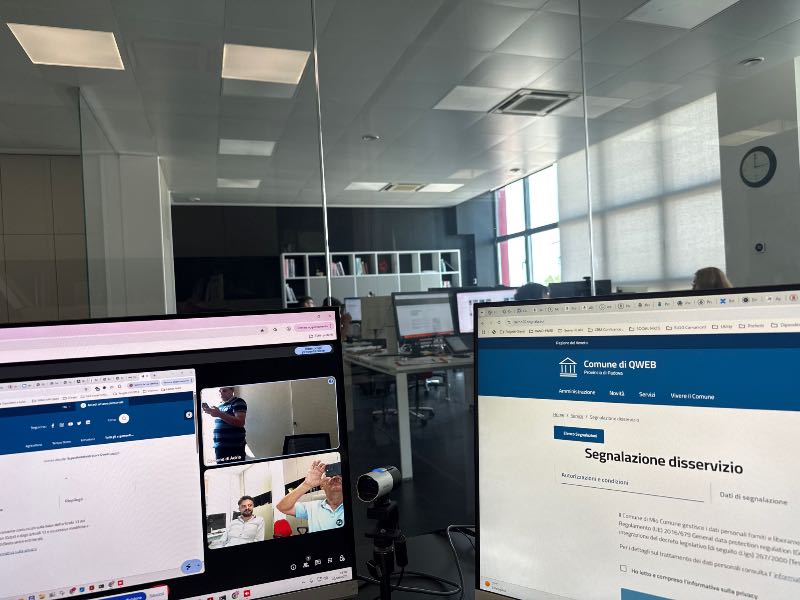 Immagine della mappa di dove si trova il disservizio